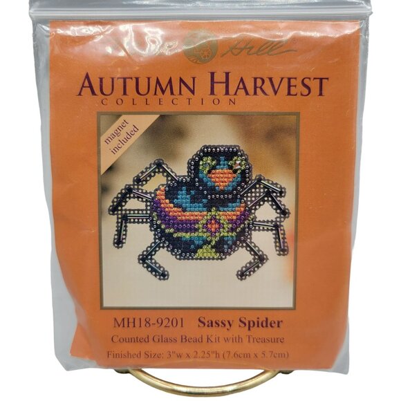 Mill Hill Glass Bead Kits Autumn Harvest Collection New Beading Kits Set of 3 - Picture 4 of 5